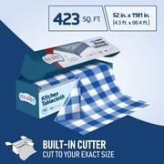 Blue Gingham With Self Cutter