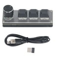 thumbnail image 2 of Clavier 3 Touches, USB 2.4G OSU Clavier pour la Maison, 2 of 8