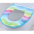 thumbnail image 1 of (bleu)coussin De Sige De Toilette De Qualit Suprieure Avec Sige De Toilette Paissi Doux En Velcro Lavable Et Rutilisable, 1 of 3