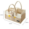 thumbnail image 6 of Sunveno Foldable Polyester Nursery Diaper Caddy Organizer for Infant with Zebra, 6 of 10