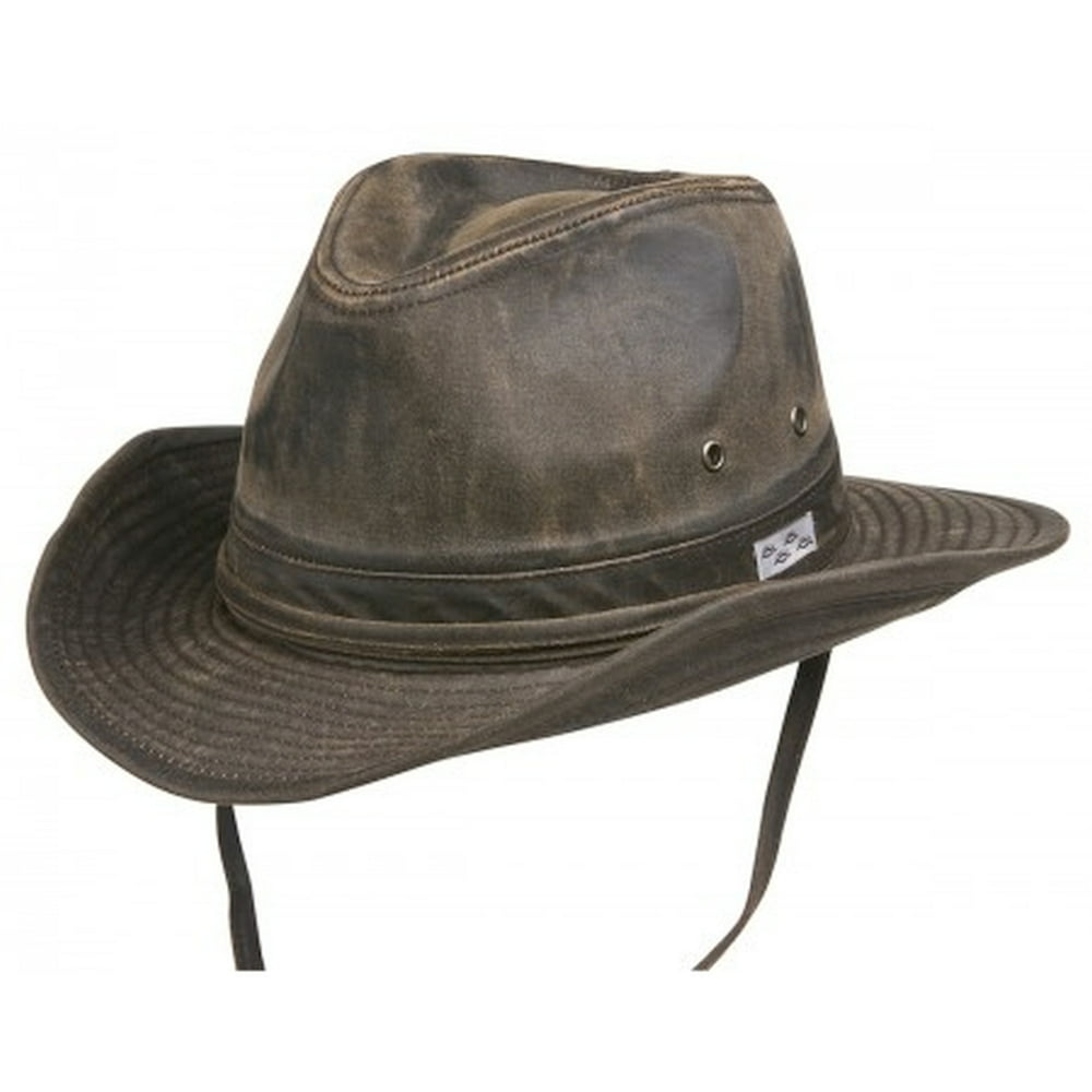 Conner Hats Conner Hats Men's Bounty Hunter Water Resistant Cotton Hat Brown S