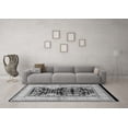 thumbnail image 3 of Ahgly Company Indoor Round Oriental Gray Industrial Area Rugs, 4' Round, 3 of 4