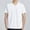 #White, variant on DPTALR Men's Fashion Comfortable Solid Color V-Neck Short Sleeve Casual T-shirt,Black, L