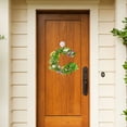 thumbnail image 4 of DIY Crafts Natural Rattan Wreath Moon Shaped Wreath Ring Rattan Vine Branch Wreath Hoop, 4 of 9