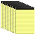 thumbnail image 1 of Bloc de notas PINJINGPRO, blocs legales, paquete de 10, 8.5 x 28 cm, amarillo, 1 of 9
