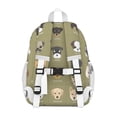 thumbnail image 3 of Dog Breeds Backpack for School,Cute School Bag,Schoolbag with Adjustable Shoulder Straps & Padded Back,15"x11.42"x5.5", 3 of 6