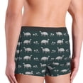 thumbnail image 3 of KLL Turtle Chrysanthemum Men's Cotton Boxer Briefs Underwear-Small, 3 of 8