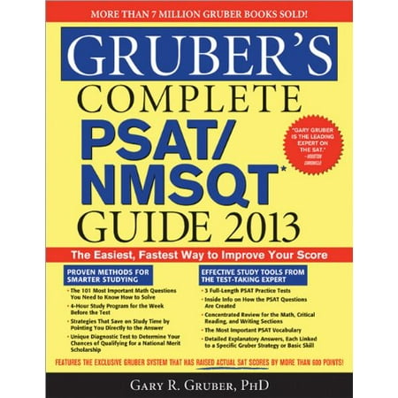 Gruber's Complete PSAT/NMSQT Guide 2013 [Paperback - Used]