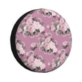 thumbnail image 2 of Balery Rose Flowers Tire Covers - Tough Tire Wheel Protector for Truck, SUV, Trailer, Camper, RV -16 inch, 2 of 8