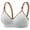 Blue, variant on Womens Shapewear Tummy Control Women's Seamless No Underwire Bra Side Support Everyday Weight Loss Helper Beige 32