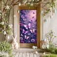 thumbnail image 5 of LUUFILx Butterfly Rose Floral Backdrop Banner Purple Pink Photography Background Party Decorations Birthday Wedding Event Decor Photo Studio Props, 5 of 7