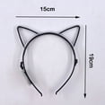 thumbnail image 5 of Eoperou LED Light Cat Ear Hair Hoop Plastic Headband with Anti-Slip Design Men Women Bar Nightclub Hairband Hair Accessory, 5 of 8