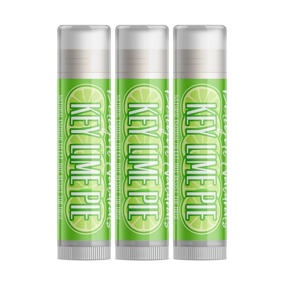 Delight Naturals Key Lime Pie Lip Balm - 3 Pack