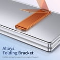 thumbnail image 6 of ELEHOLD for Samsung Z Fold 6 Case, Wireless Charging Ice Touch  Adjustable Kickstand Slim Shockproof Drop Protective Cover with Screen Protector for Samsung Z Fold 6 ,Orange, 6 of 9