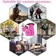 thumbnail image 7 of LZCKDPX Upgraded Collapsible Stool, 400lbs Max Weight, Lightweight But Sturdy, Portable Retractable Folding Telescoping Foldable Camping Stool for Adults Outdoor Fishing Hiking Travel BBQ,Pink, 7 of 7