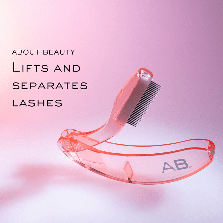 About Beauty Folding Eyelash Comb 2 Pack, Stainless Steel Lash