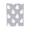 thumbnail image 2 of YFYANG Anti-Pilling Ultra-Soft Micro Fleece Cover Blanket for Bed Sofa, Gray Cute Snowman Throw Blanket for All Seasons, 50"x40", 2 of 9
