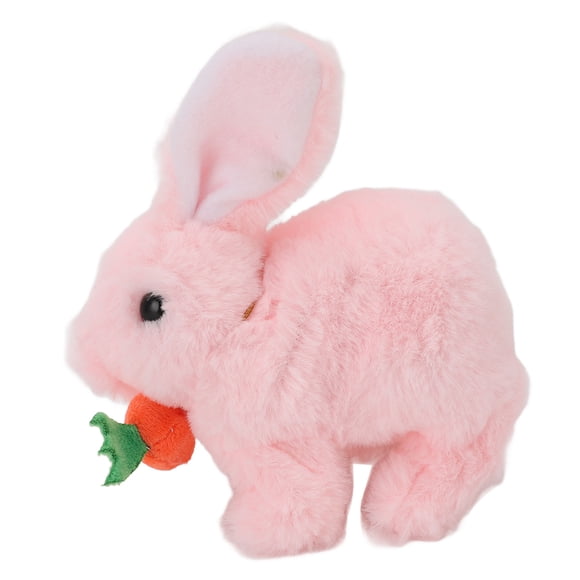 Interactive Bunny Toy Plush for Kids, Soft Hopping Toy for Birthday