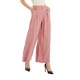 thumbnail image 3 of Women High Waist Casual Wide Leg Long Palazzo Pants Trousers Regular Size Pink XL, 3 of 8