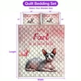 thumbnail image 5 of Every Fart is Love Note Sphynx Guilty Face Happy Valentine's Quilt Bedding Set Cat Lover Kitten Owner Gifts Idea 1 Blanket Bed Cover 2 Pillowcases - 01016, 5 of 5
