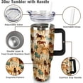 thumbnail image 2 of 30 oz Horse Tumbler With Handle and Straw, 30oz Insulated Stainless Horse Tumbler Coffee Travel Mugs Cup Water Bottle Horse Lovers Gifts for Women Girls, 2 of 6