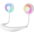 thumbnail image 5 of Ventilador de cuello personal USB portátil - con pilas Ventilador de cara 3 velocidades Recargable silencioso para deportes al aire libre Camping Oficina Mujeres MFZFUKR WRLF-84, 5 of 5