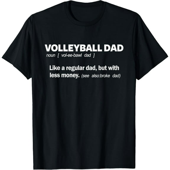 Volleyball Dad for Men Funny Definition Father of Players T-Shirt