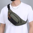 thumbnail image 2 of WRKEKC Clearance Compact Crossbody Chest Bag for Daily Use - Waterproof Anti-Theft Sling Pack with Expandable Storage & Ergonomic Design for Travel or Work, 2 of 6