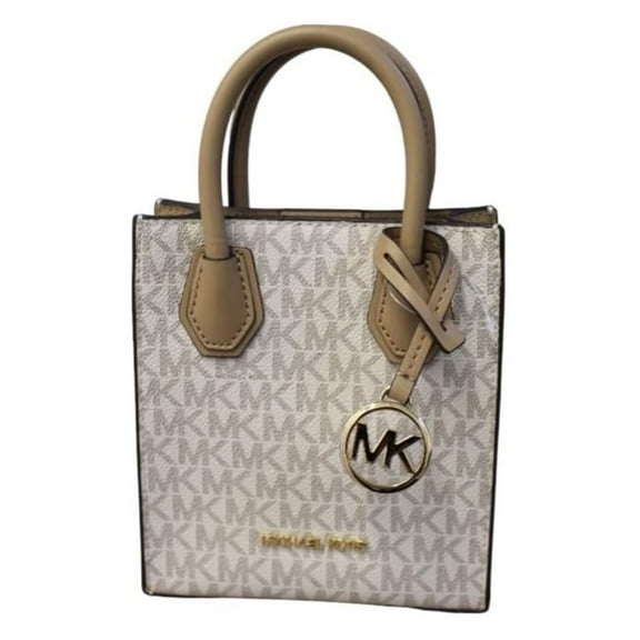Michael Kors Womens Mercer Extra-Small Pebbled Leather Crossbody Bag Camel Multi 35T1GM9C0I-222
