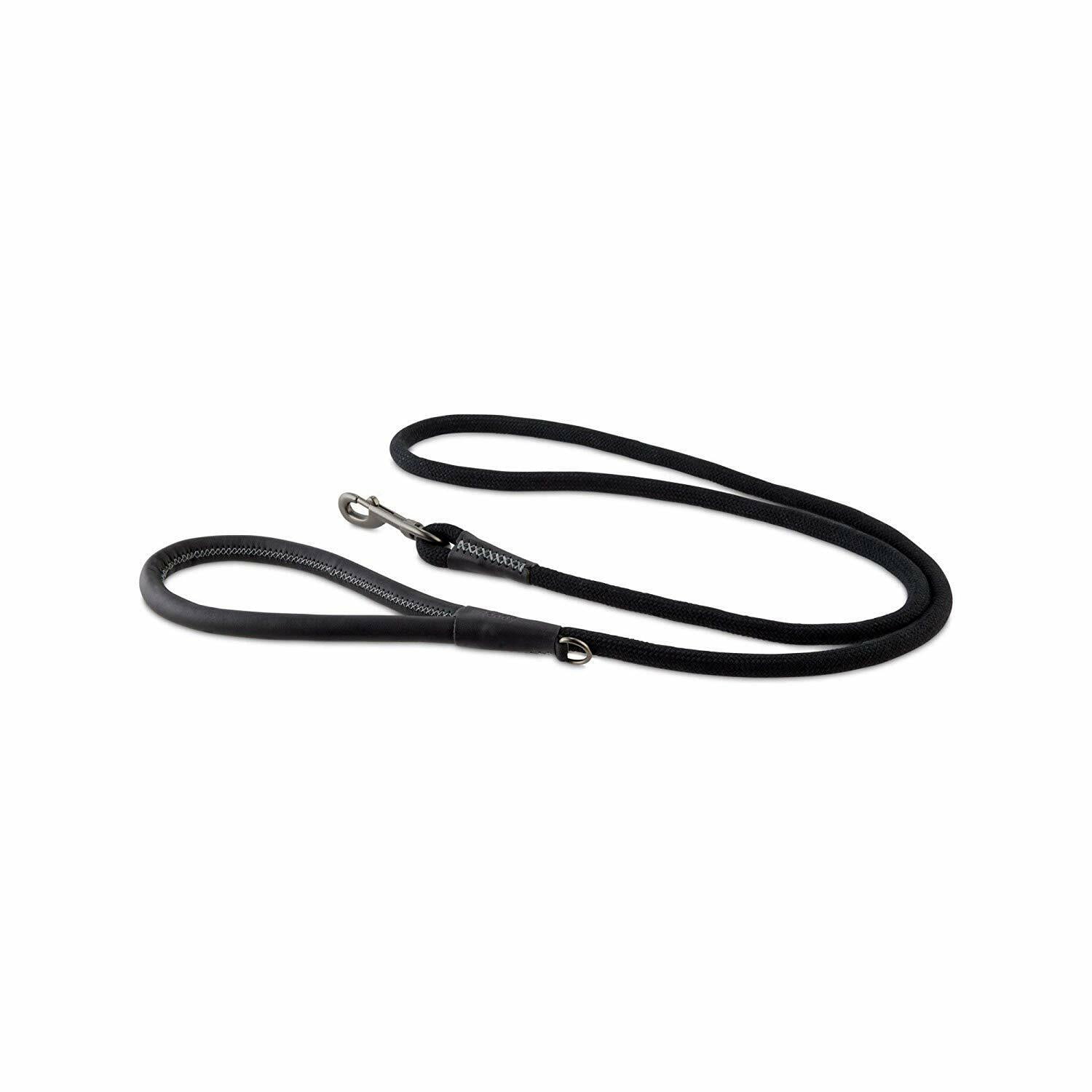 Reddy Black Rope Dog Leash 5 ft