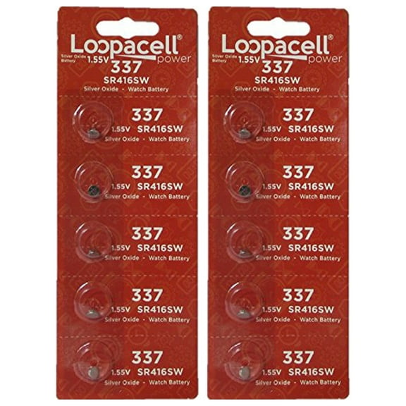 10 337 Loopacell Watch Batteries SR416SW Battery Cell