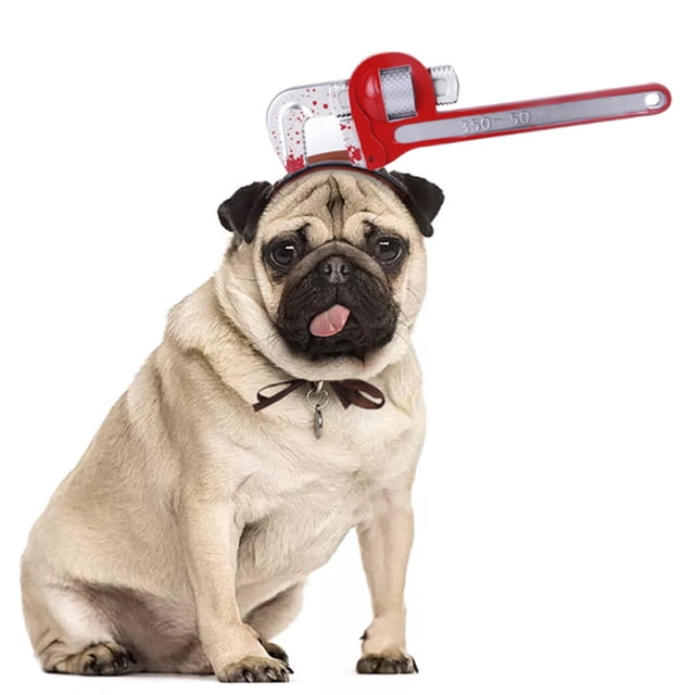 Tocados para perros y gatos, tocados de Halloween para mascotas, accesorios para trucos de mascotas, sombrero divertido MFZFUKR BST3000289-4