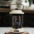 thumbnail image 3 of Camping LED Lamp Rechargable Adjustable Waterproof Power Display Retro Outdoor Tent Light Home Atmospheres Lantern, 3 of 8