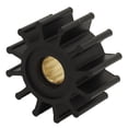 thumbnail image 3 of Impulsor de bomba de agua 1210 0001 P, 12 aspas, flexible, para motor fueraborda de barco, repuesto para Ford Lehman, 3 of 14