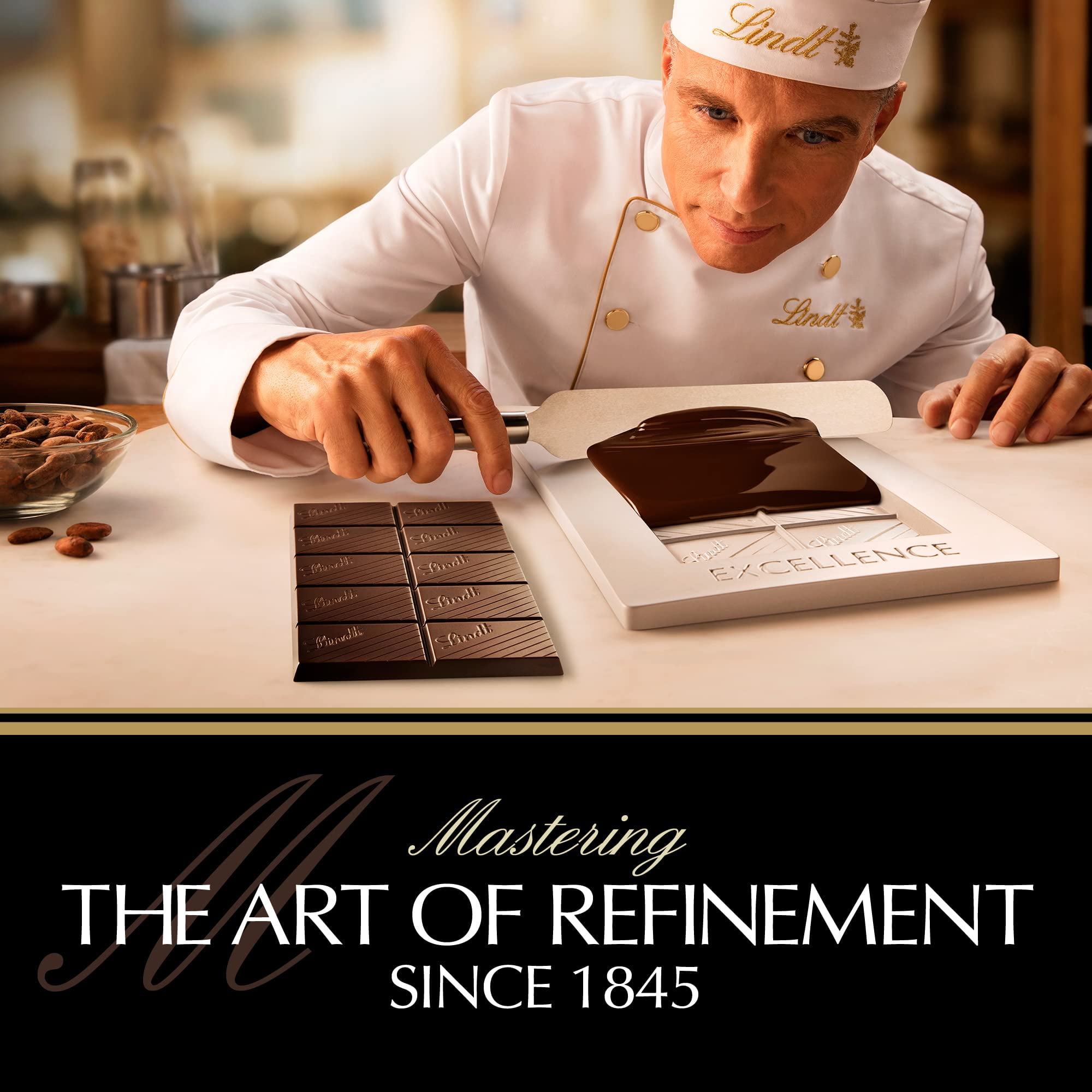Lindt Excellence Bar, 70% Cocoa Smooth Dark Chocolate, Gluten Free, Great for Holiday Gifting, 3.5 Ounce (Pack of 12)