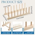 thumbnail image 5 of WM25 4X Stained Glass Organizer Stained Glass Tools Stained Glass Sheets Storage Holder Organ, 5 of 6