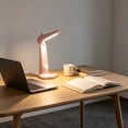 thumbnail image 4 of ZZkhGO Folding Reading Lamp, LED Eye Protection Rechargeable Charging Lamp, Desk Lamp with Cute Animal Design for Study Work Bedside Night Light, Pink, 4 of 6
