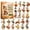 Goose Advent Calendar B, variant on MInHoues Autumn Silly Goose Advent Calendar 2026, 24 Days of Christmas Countdown Calendar with 24Pcs Autumn Silly Goose 2D Acrylic Hanging Ornaments, Xmas Fall Gift for Goose Lovers Kids Adults