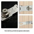thumbnail image 3 of TABLZONE 1 Set Drawer Locks Iron Security Drawer Lock Replacement for Office Use, 3 of 8
