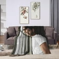 thumbnail image 4 of Blanket Tom Ellis Soft and Comfortable Warm Fleece Throw Blankets Yoga Blankets Beach Blanket Picnic Blankets Gift for Dorm Room Office Decor Sofa Bed Camping Travel All Season, 4 of 6