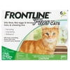 Frontline Plus Flea and Tick Treatment For Cats And Kittens, 6 Monthly Doses
