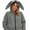 Gray, variant on Women's Zip Up Hoodie Cute Bunny Ear Long Sleeve Sweatshirts Loose Fit Solid Color Hooded Jacket Gray Size S