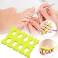 thumbnail image 2 of 10pcs Sponge Toe Separators Soft Finger Separators Toe Divider Spacer for Polishing Pedicure Manicure Coating Gel Painting Nail Art Beauty Accessories, 2 of 5