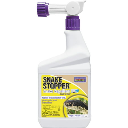 BONIDE Animal Repellent, All Natural Snake Stopper, Qt (Best Snake Repellent Home)