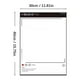 thumbnail image 2 of Pizarra magnética de borrado en seco - Pizarra blanca magnética para refrigerador - Pizarra blanca pequeña para refrigerador + 6 marcadores de colores con tapas de borrador - Pizarra magnética para, 2 of 3
