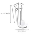 thumbnail image 3 of 1 Ensemble de Support Suspendu en Acier Inoxydable pour Cintre et Barbecue, 3 of 9