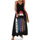 thumbnail image 1 of Canadá: Vestido sin mangas con bandera canadiense (rojo y blanco) Vestidos elegantes para mujer en oferta Vestido largo de verano para mujer, 1 of 7