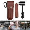 thumbnail image 4 of Taladro de madera Broca Llave Supervivencia Camping Carpintería Mochilero al aire libre Bolso de piel sintética marrón Zulema Llave de barrena, 4 of 8