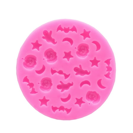 

NUOLUX Halloween Silicone Molds Cake Decorating Tools Bakeware Cupcake Dessert Chocolate Fondant Mold (Pink)