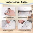 thumbnail image 4 of Heavy Duty Litter Box Liners Compatible with & Automatic Litter Box, Extra Large Self-Cleaning Cat Litter Box Bags Leak-Proof Drawstring Design Waste Bags for Home Use, White, 4 of 6